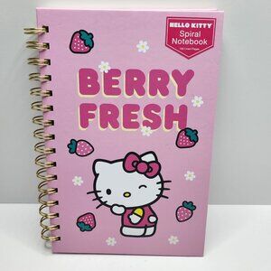 Hello Kitty Strawberry Daisy Notebook / Journal | Spiral Bound, School Supplies